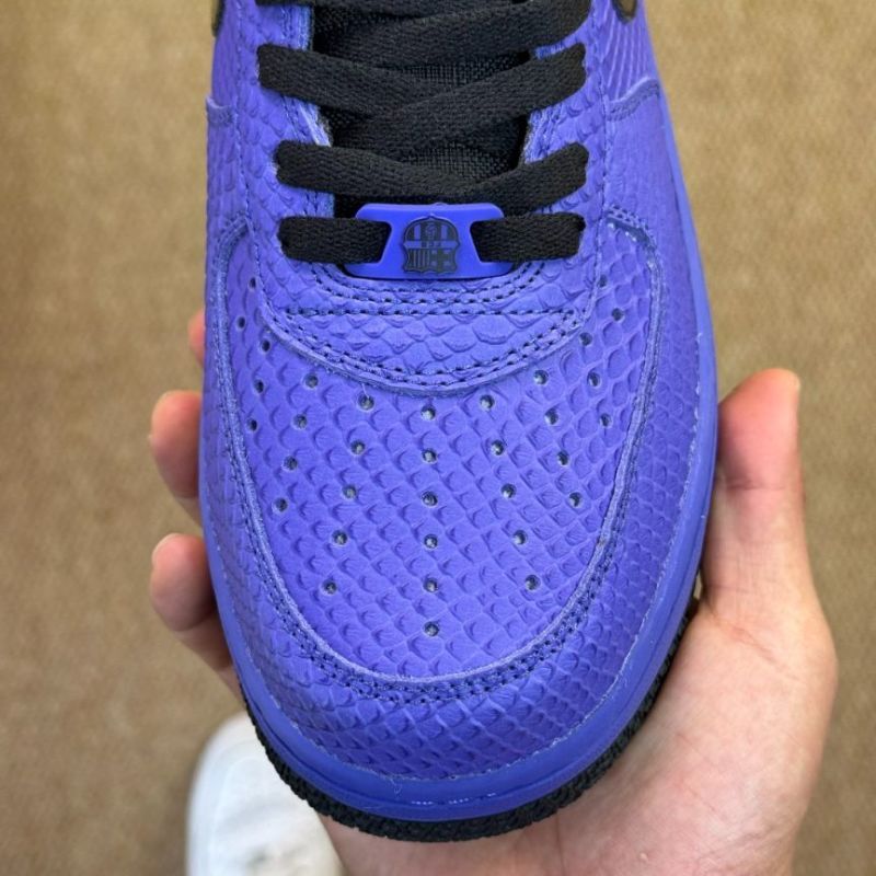 Nike Air Force 1 Low Custom Purple Snakeskin Kobe Bryant Mamba Signature - Image 4