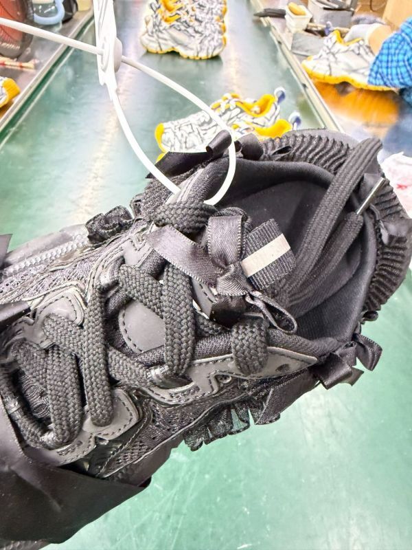 Balenciaga Track Sneaker Black with Bow Detail - Image 6