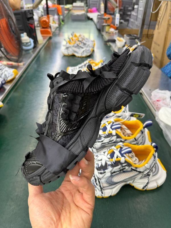 Balenciaga Track Sneaker Black with Bow Detail - Image 8