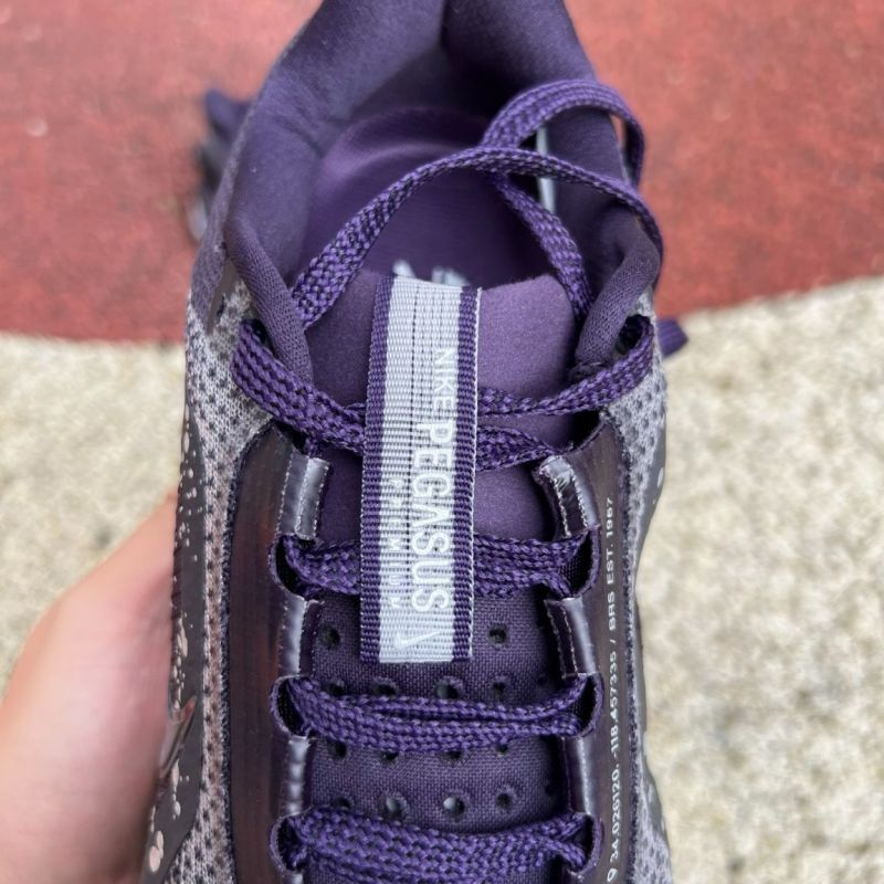 Nike Air Zoom Indigo Speckled Running Shoes with Metallic Silver Swoosh - Image 5