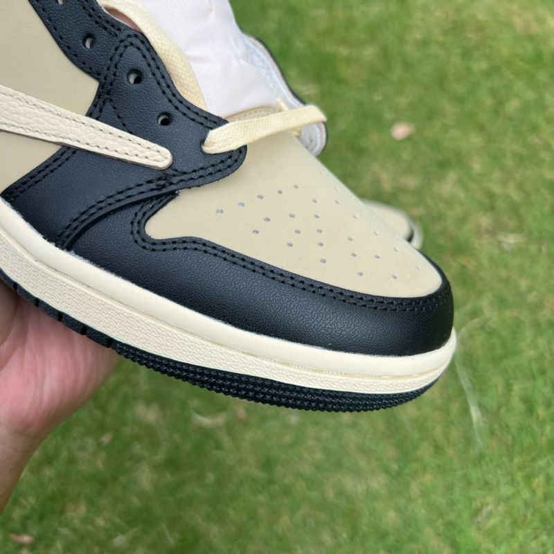 Travis Scott x Air Jordan 1 Low OG SP Olive DZ4137-106 - Image 6
