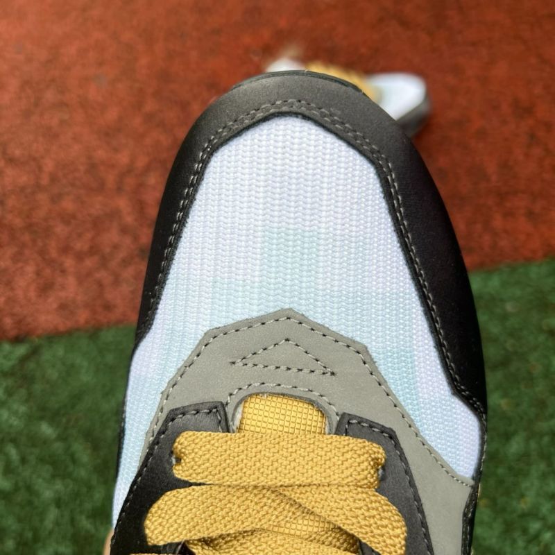 Nike Air Max 1 Patta Waves Dark Grey Light Blue Gold - Image 4