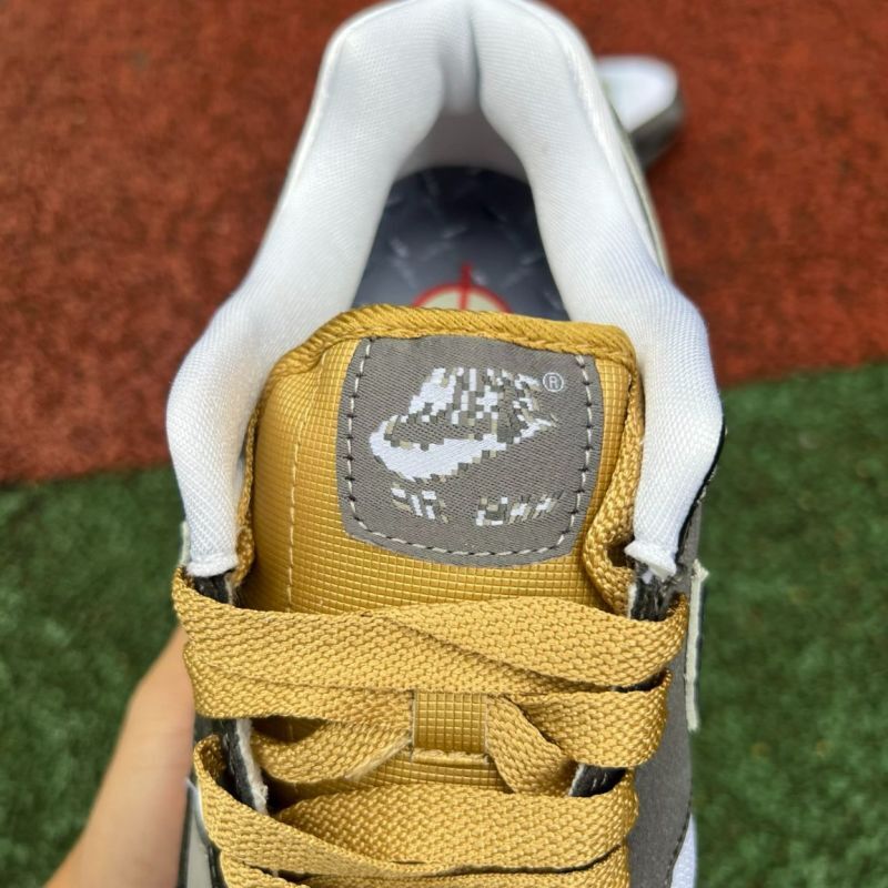 Nike Air Max 1 Patta Waves Dark Grey Light Blue Gold - Image 5