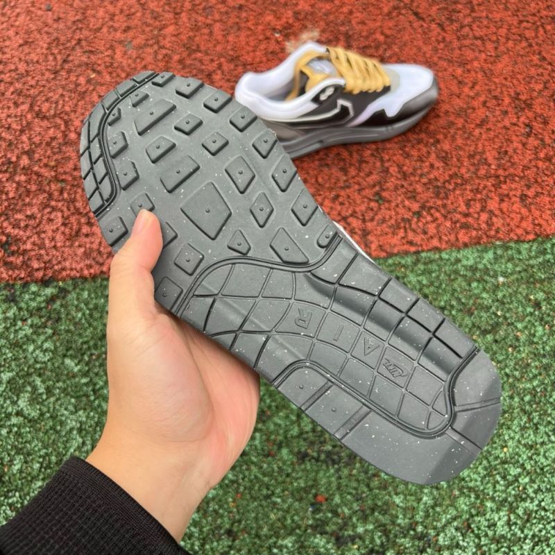 Nike Air Max 1 Patta Waves Dark Grey Light Blue Gold - Image 6