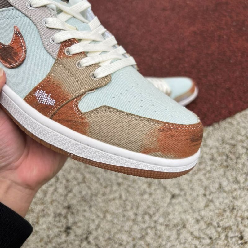 Air Jordan 1 Low SE Craft Celestine Blue DO9941-400 - Image 3