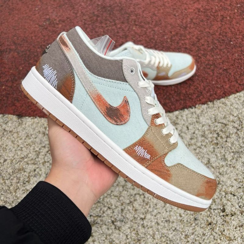 Air Jordan 1 Low SE Craft Celestine Blue DO9941-400 - Image 9