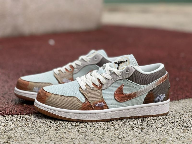 Air Jordan 1 Low SE Craft Celestine Blue DO9941-400 - Image 10