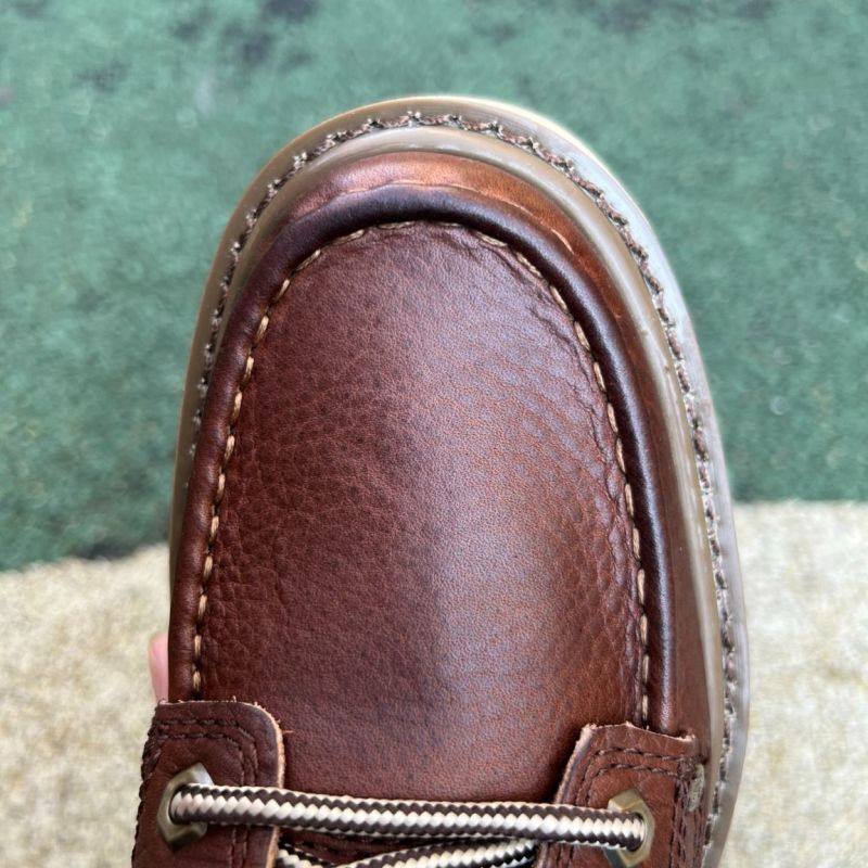 Caterpillar Men's Founder Moc Toe Chukka Boots Brown Leather - Image 4