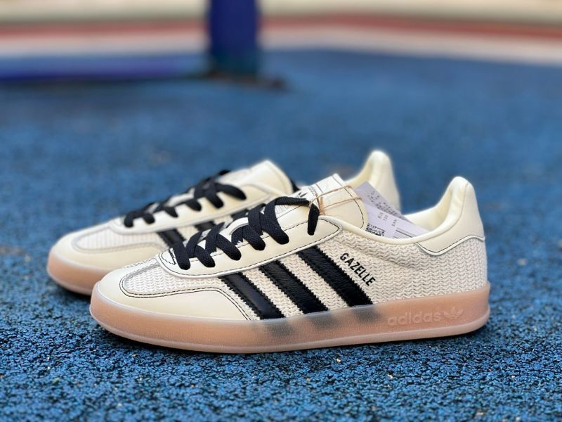 Adidas Gazelle Indoor Textile Wonder White Core Black Gum - Image 12
