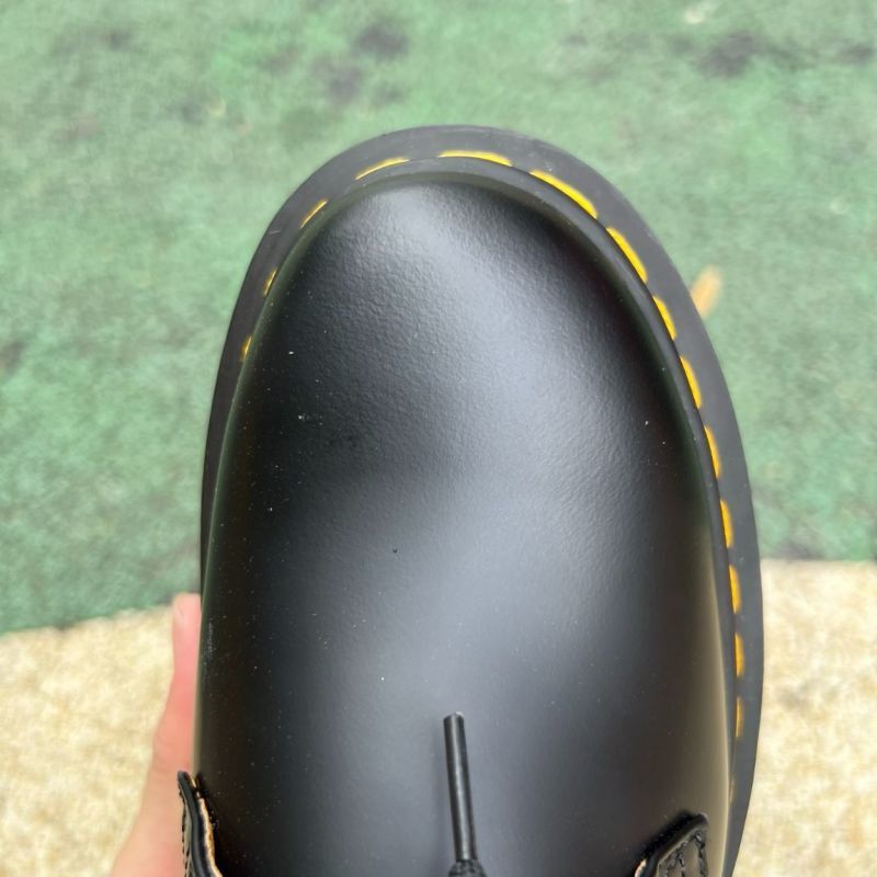 Dr. Martens 1461 Quad Smooth Leather Platform Shoes Black - Image 4