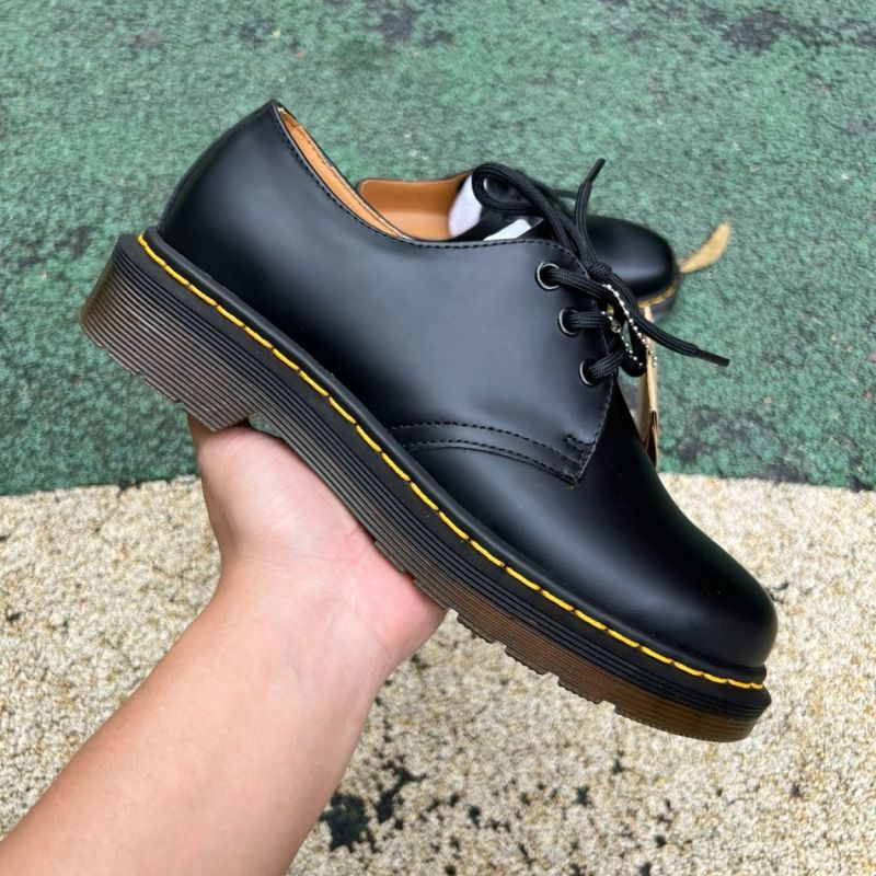 Dr. Martens 1461 Quad Smooth Leather Platform Shoes Black - Image 9