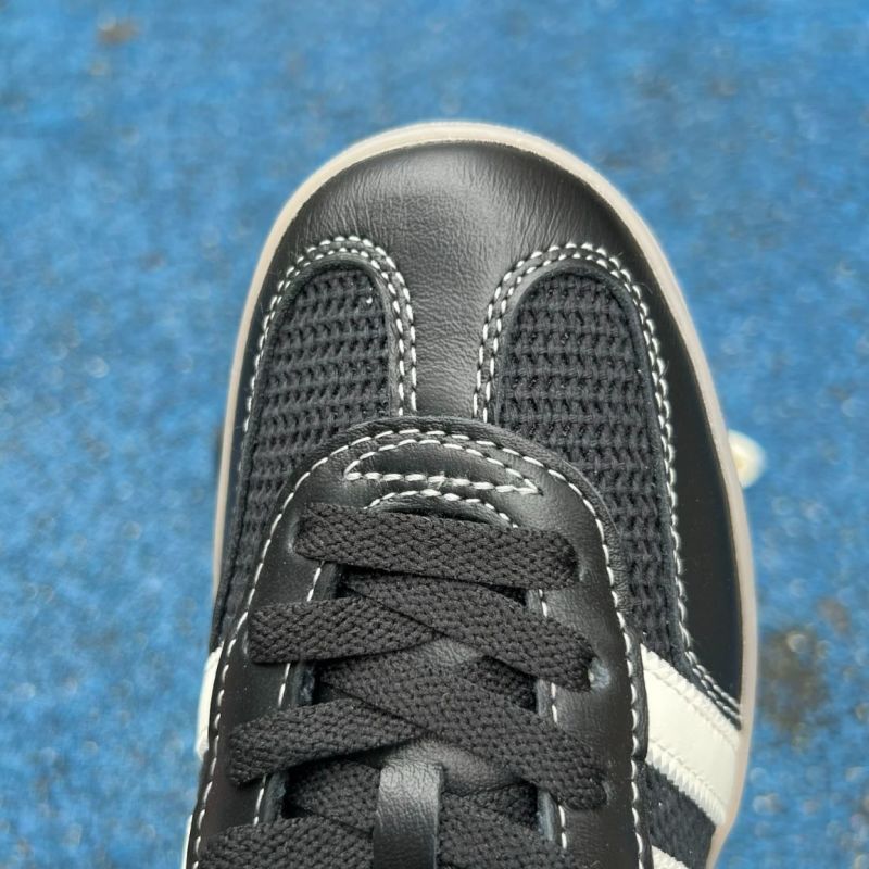 Adidas Gazelle Black White Gum Sole Sneakers - Image 6