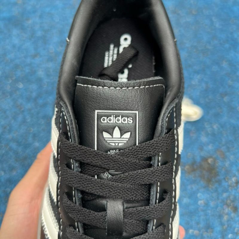 Adidas Gazelle Black White Gum Sole Sneakers - Image 7