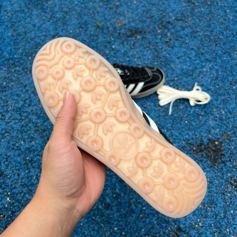 Adidas Gazelle Black White Gum Sole Sneakers - Image 8