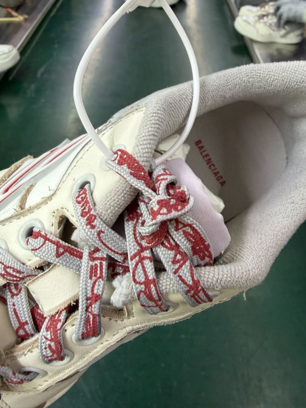 Balenciaga B-Runner Sneakers White Grey Red - Image 6