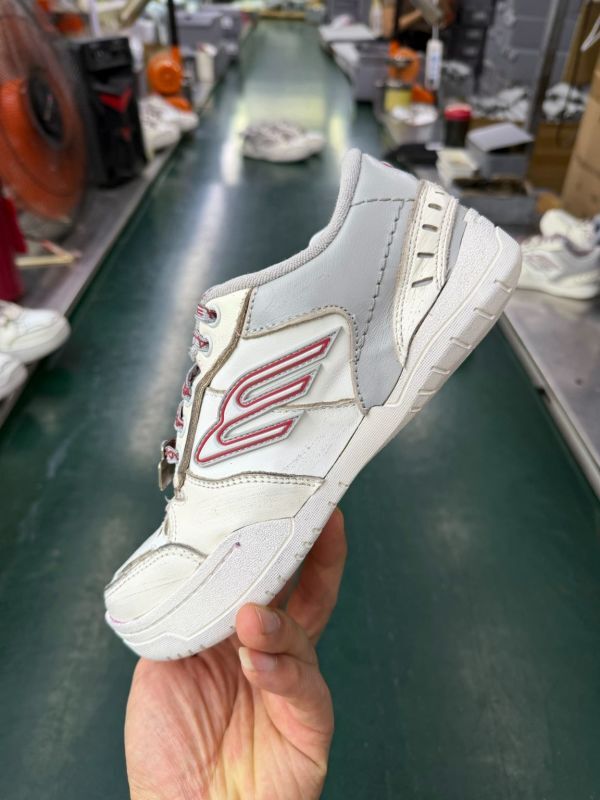 Balenciaga B-Runner Sneakers White Grey Red - Image 8