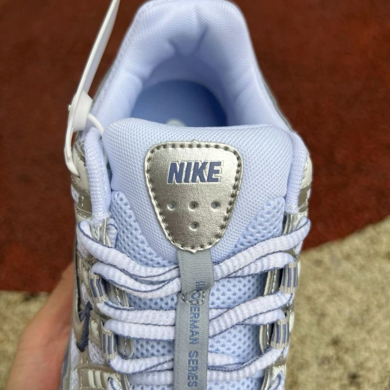 Nike P-6000 White Metallic Silver Vast Grey CD6404-100 - Image 5