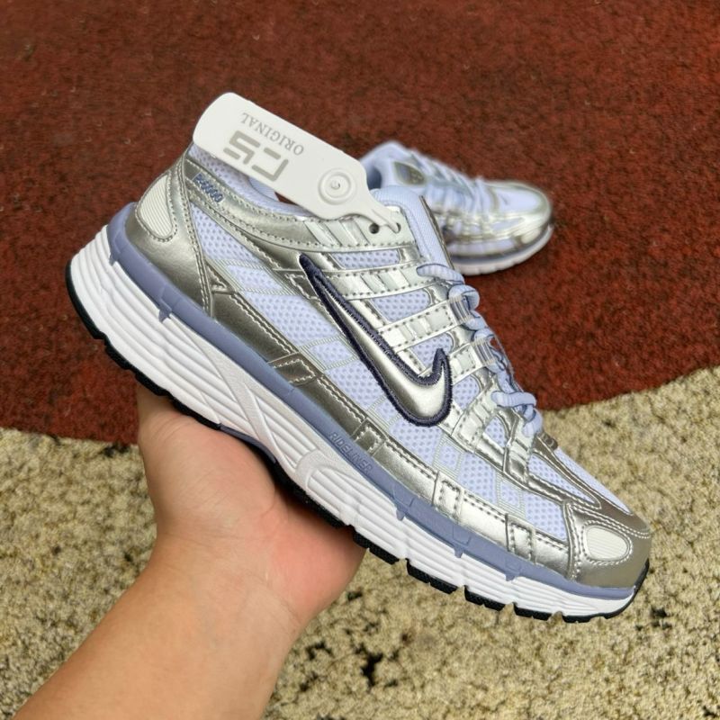 Nike P-6000 White Metallic Silver Vast Grey CD6404-100 - Image 9