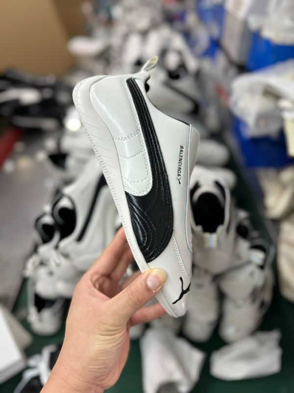 Puma Balenciaga Speedcat White Black Sneakers