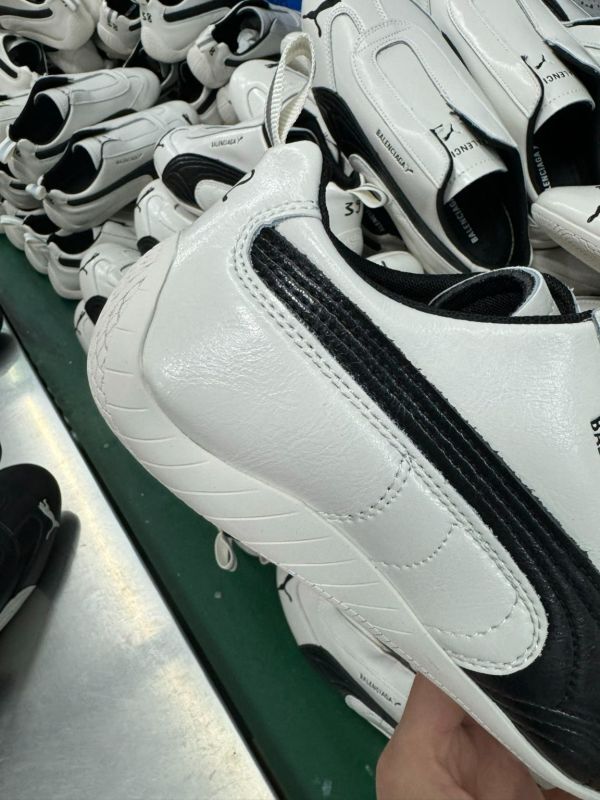 Puma Balenciaga Speedcat White Black Sneakers - Image 5