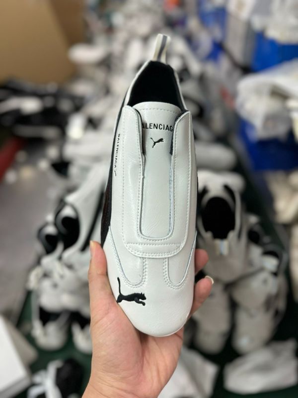 Puma Balenciaga Speedcat White Black Sneakers - Image 9