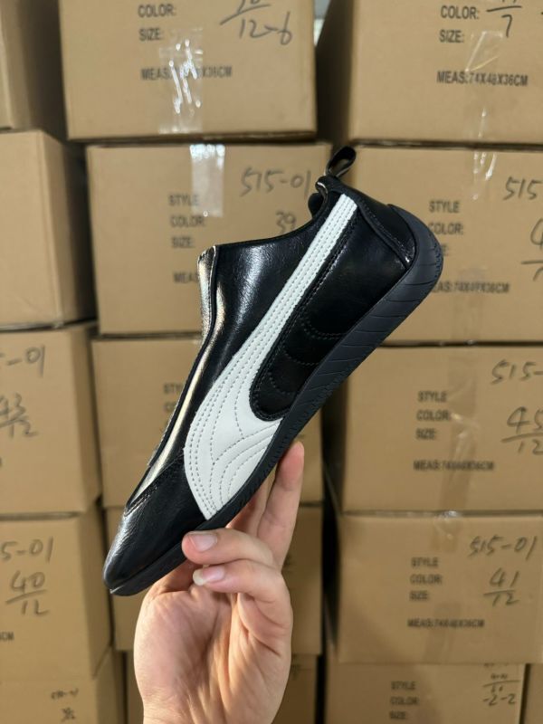 Puma Balenciaga Motorsport Driving Shoes Black White - Image 8