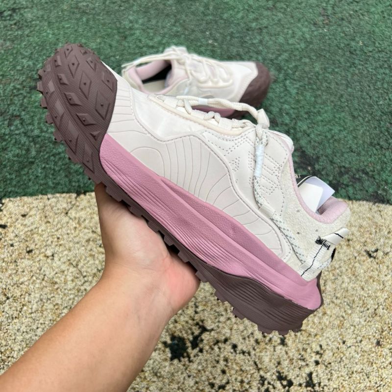 KOLON SPORT Xtra Trail Hiking Shoes Beige Pink Brown Vibram - Image 7