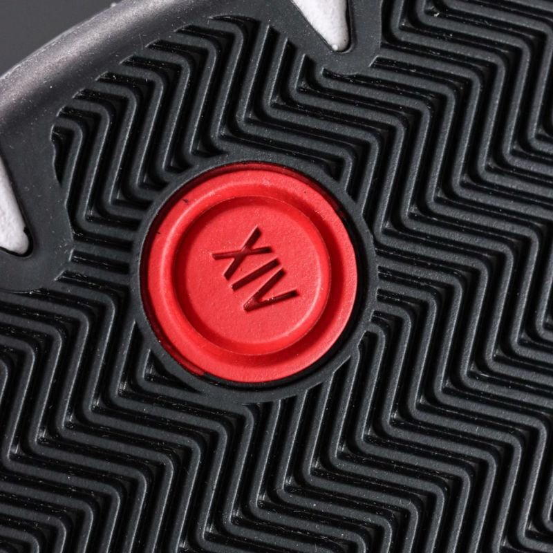 Air Jordan 14 Low White Black Varsity Red 807511-106 - Image 5