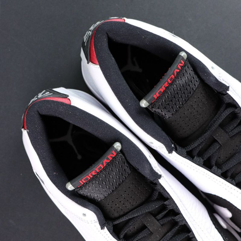 Air Jordan 14 Low White Black Varsity Red 807511-106 - Image 12