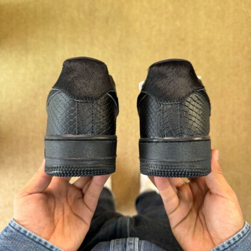 Nike Air Force 1 '07 LV8 Black Crackle CW6999-001 - Image 7