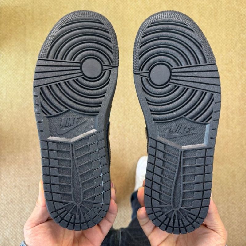 Air Jordan 1 Low SE Elephant Black Dark Smoke Grey Rush Yellow DX9223-001 - Image 7