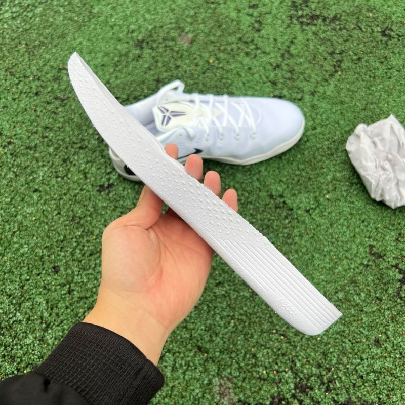 Nike Kobe 9 EM Low White Court Purple Black 646701-105 - Image 6