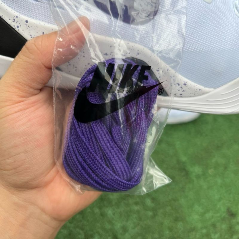 Nike Kobe 9 EM Low White Court Purple Black 646701-105 - Image 9