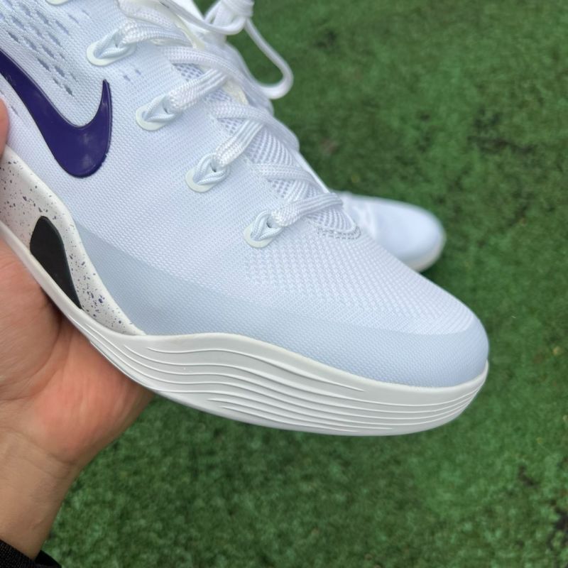 Nike Kobe 9 EM Low White Court Purple Black 646701-105 - Image 13