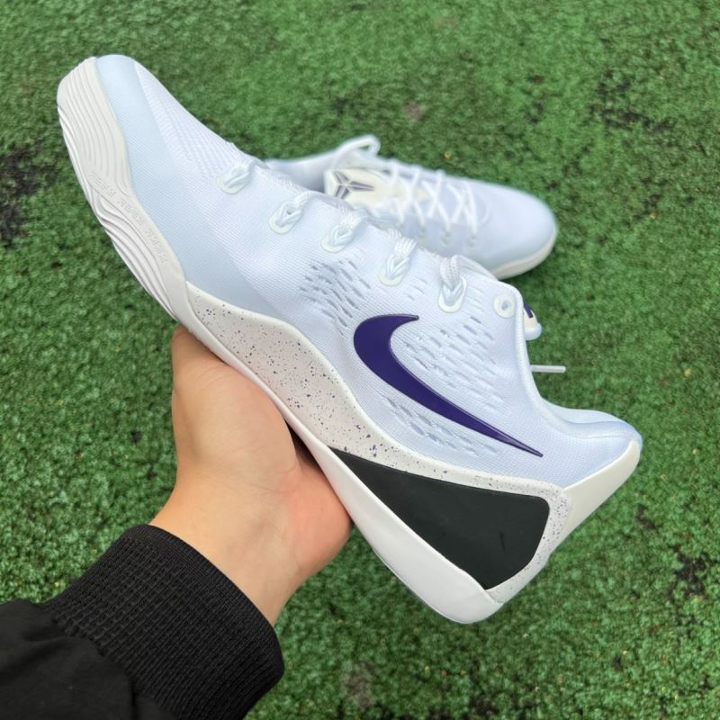 Nike Kobe 9 EM Low White Court Purple Black 646701-105 - Image 17