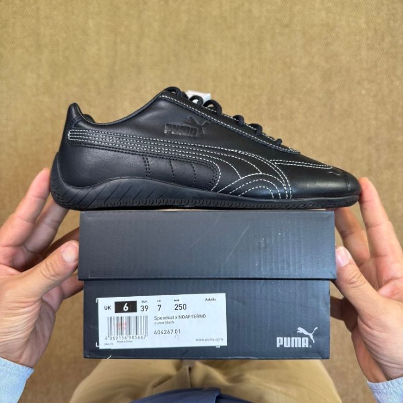 Puma Speedcat OG x Mentally Somewhere Else Sneakers Black White - Image 3