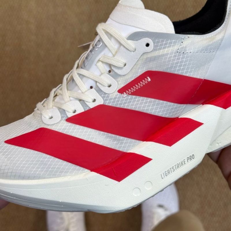 Adidas Adizero Adios Pro 3 GW8472 Cloud White / Solar Red / Core Black - Image 5