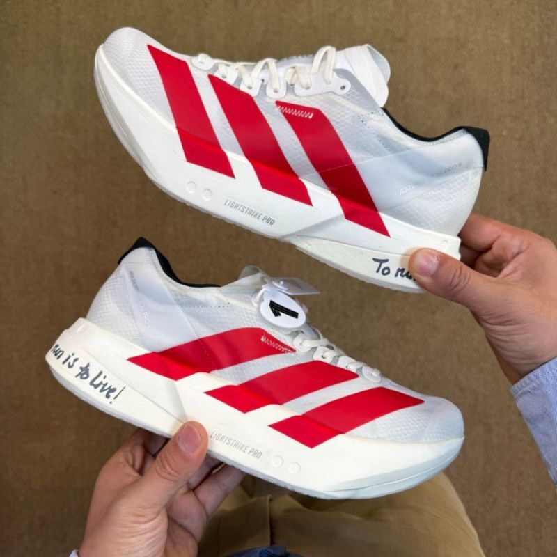 Adidas Adizero Adios Pro 3 GW8472 Cloud White / Solar Red / Core Black - Image 9