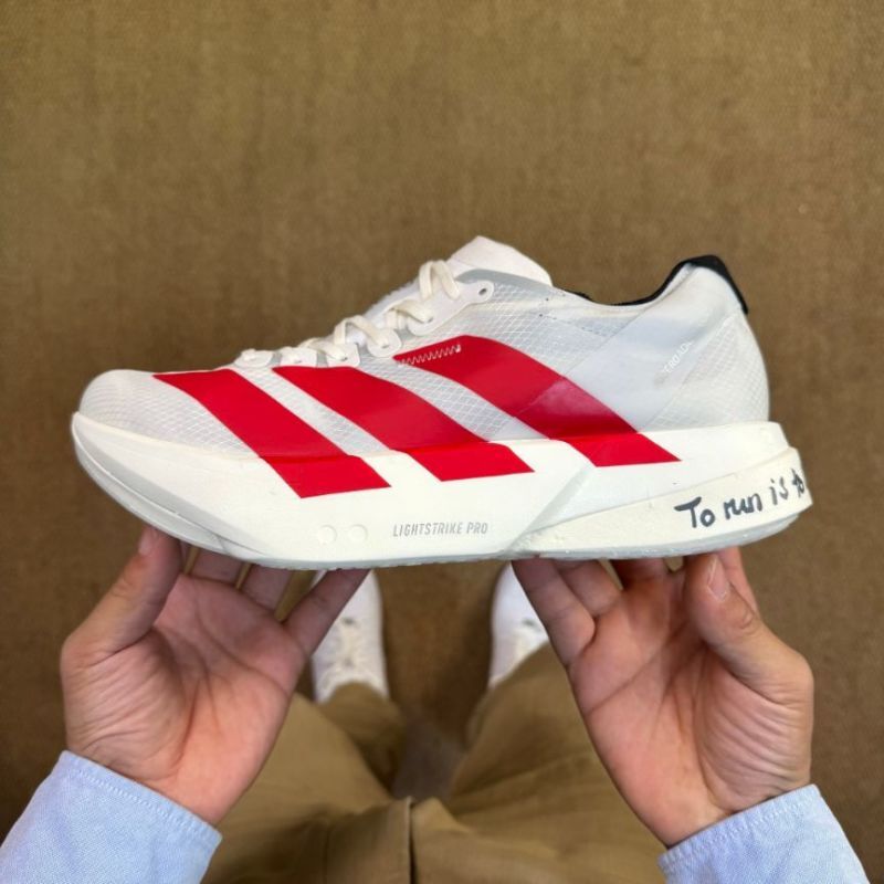 Adidas Adizero Adios Pro 3 GW8472 Cloud White / Solar Red / Core Black - Image 10