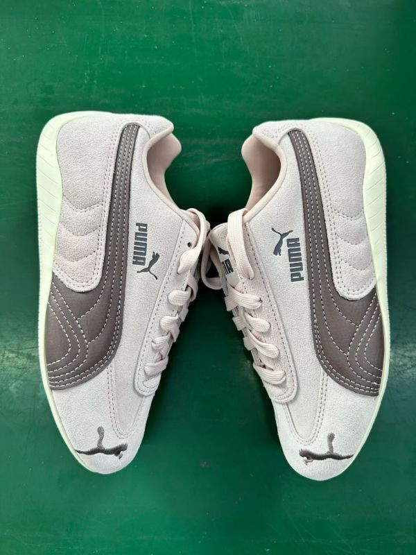 Puma Speedcat LS Suede Shoes Light Grey / Taupe - Image 4