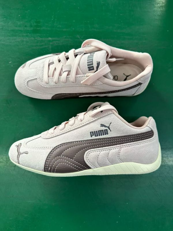 Puma Speedcat LS Suede Shoes Light Grey / Taupe - Image 7