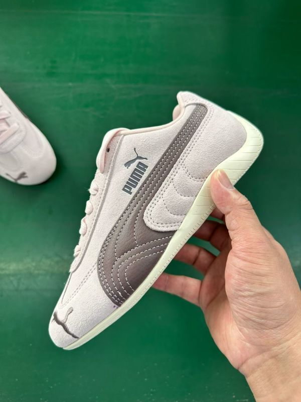 Puma Speedcat LS Suede Shoes Light Grey / Taupe - Image 8