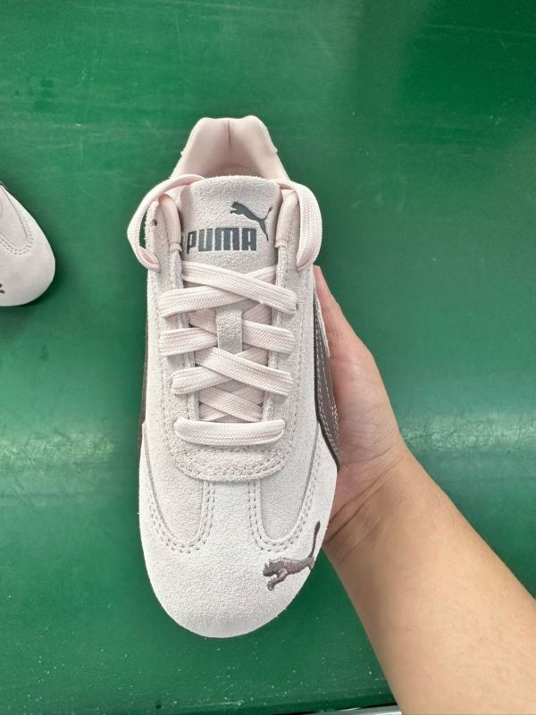 Puma Speedcat LS Suede Shoes Light Grey / Taupe - Image 9