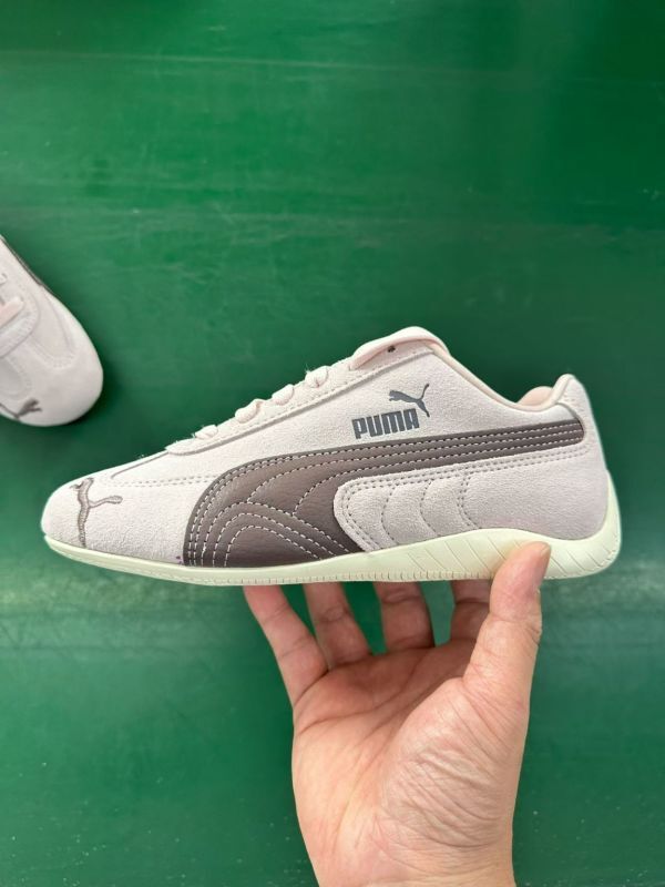 Puma Speedcat LS Suede Shoes Light Grey / Taupe - Image 10