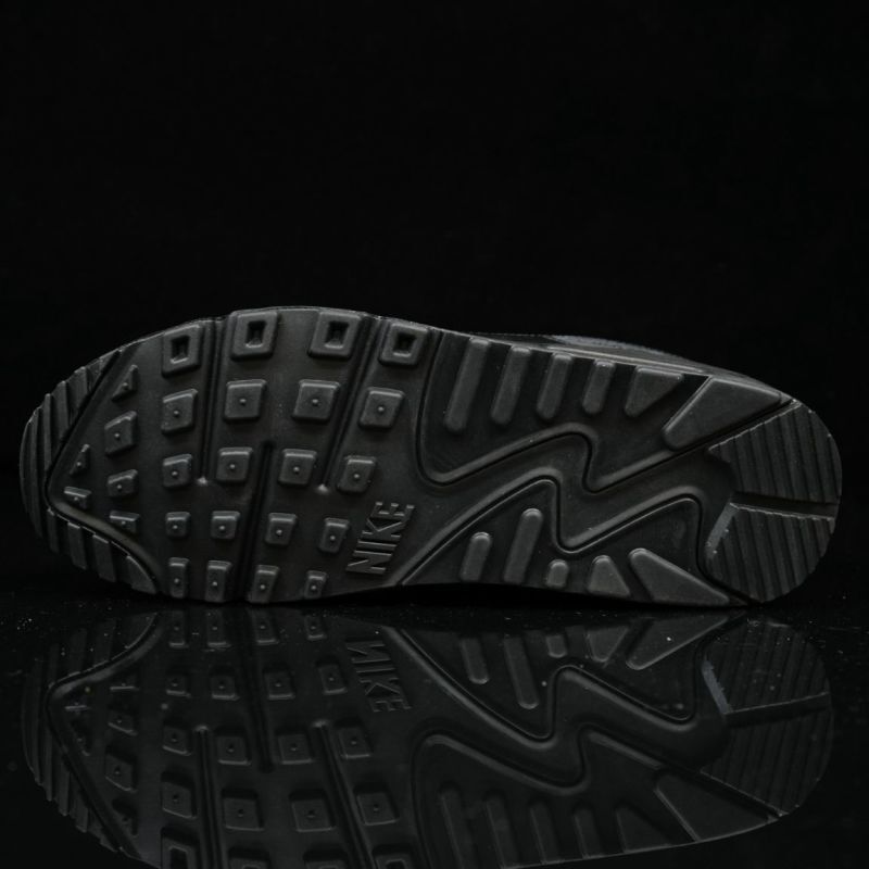 Nike Air Max 90 Leather Triple Black 537384-090 - Image 4