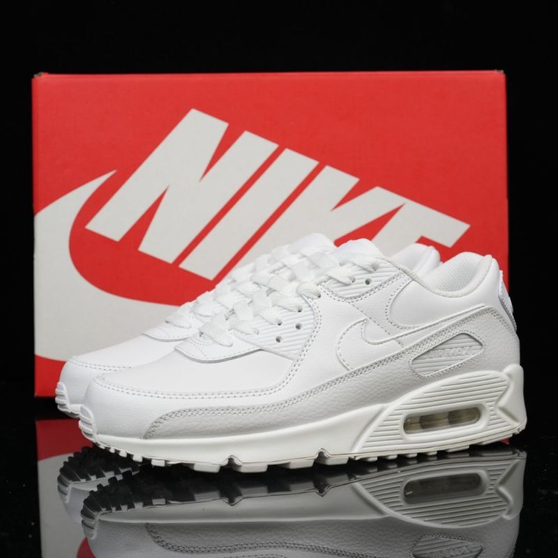 Nike Air Max 90 Triple White 537384-111 - Image 6