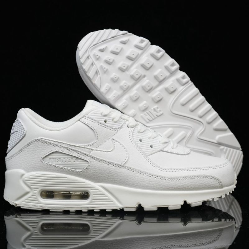 Nike Air Max 90 Triple White 537384-111 - Image 8