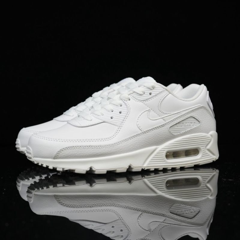 Nike Air Max 90 Triple White 537384-111 - Image 9
