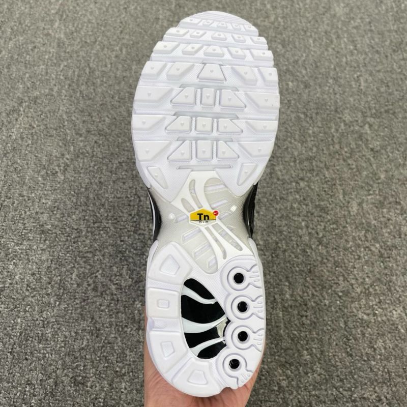 Nike Air Max Plus TN Black White Metallic Silver DQ0311-001 - Image 4