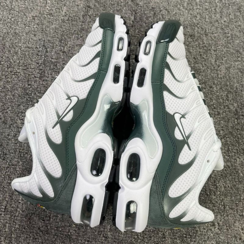 Nike Air Max Plus White Pine Green Metallic Silver - Image 6